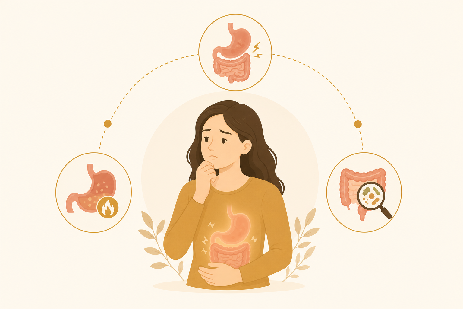 Digestive & Stomach Care information illustration
