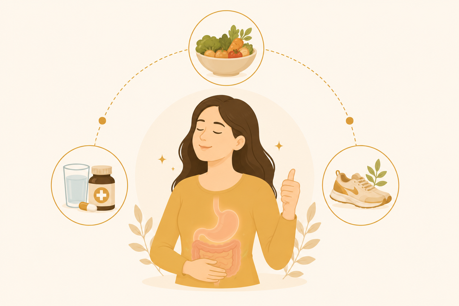 Digestive & Stomach Care care illustration